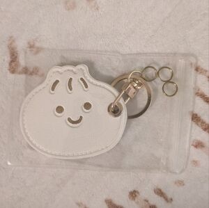 White Keychain Accessory